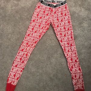 PINK red pj pants